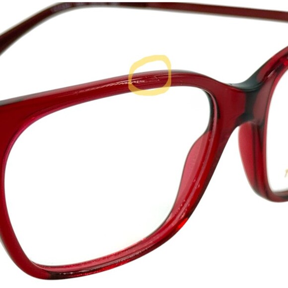 Tory Burch TY2107 Womens Plastic Eyeglass Frame 1801 Transparent Red 52-15